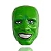 LePyCos The Mask - Máscara de látex para cabeza de Jim Carrey, réplica de la película Loki, cosplay, Halloween, accesorios de fiesta de máscaras