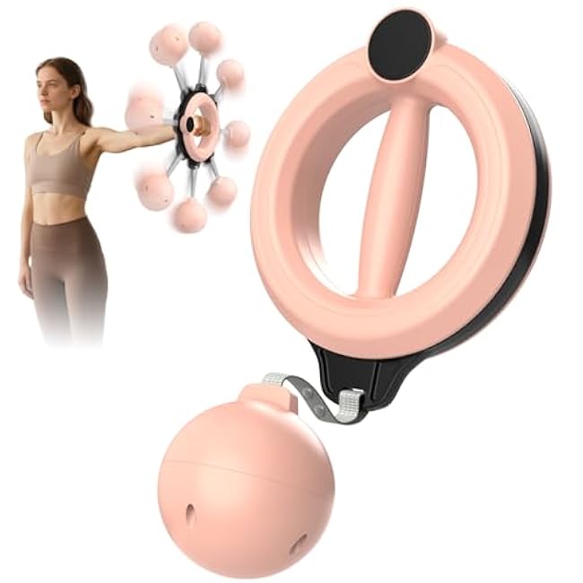 Inner Thigh Exerciser for Women, Adjustable Pelvic Floor Muscle Exercise Devices, Arm Workout for Men and Women, 360¡ã Hand-Crank Forearm Trainer