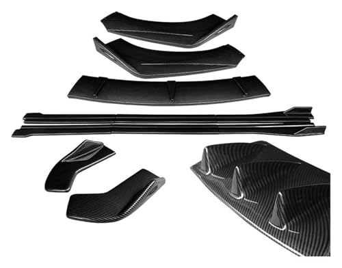 Faldones laterales para TT TTRS evitan daños en bajos con divisor ABS aspecto fibra carbono