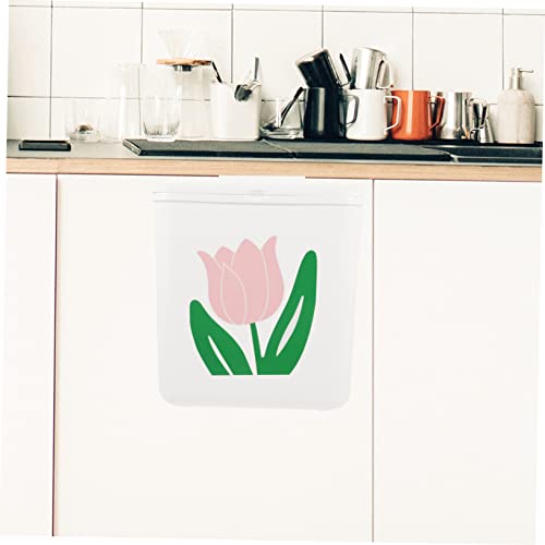 Caneca de basura colgante rectangular para cocina y baño miniatura 7