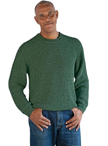 Men's Heritage Comfort - Roll Neck Crew Pullover Alpaca Sweater