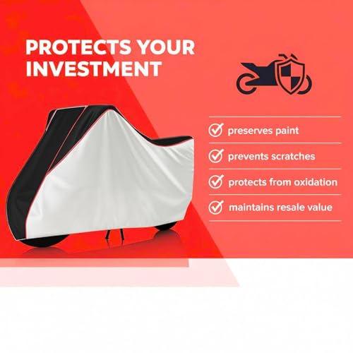 Image of Stylish Water Resistant Scooty Body Cover Compatible with Access 125 & All Models | UV Protection, Dustproof, Heat Resistant, Two Wheeler | New All Weather Protection, Dust & Rain