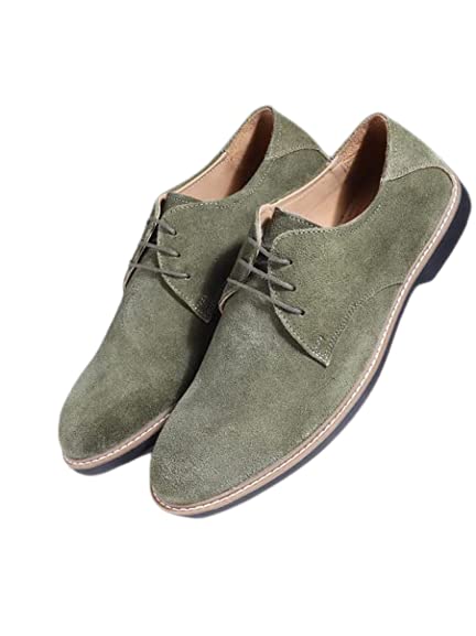 Teakwood Men Olive Solid Round Toe Suede Derbys_Size 41 (B0BB9QZKD5) Amazon Price History, Amazon Price Tracker