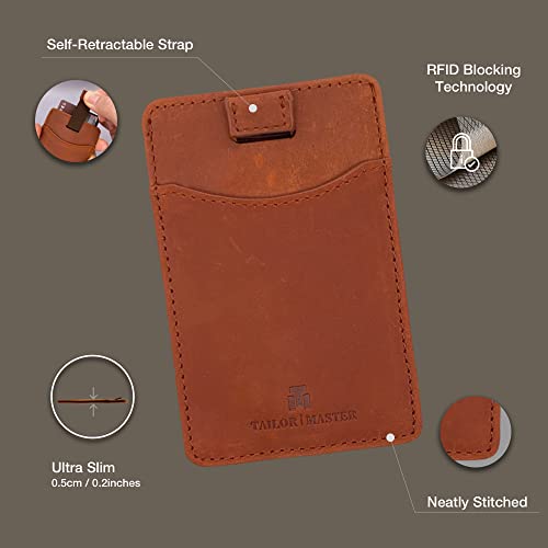 Key Card Holder For Tesla Model 3 X Y Slim Card Case Thin Wallet Minimalist Credit Card Sleeve with RFID Blocking (Coffee Brown)3