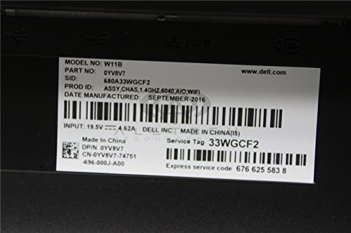 Image of Dell Wyse YV8V7 5040 All-In-One Desktop 21.5 inch, 2 GB RAM, 8 GB Flash, AMD Radeon HD 6250, Black ( No Windows OS)