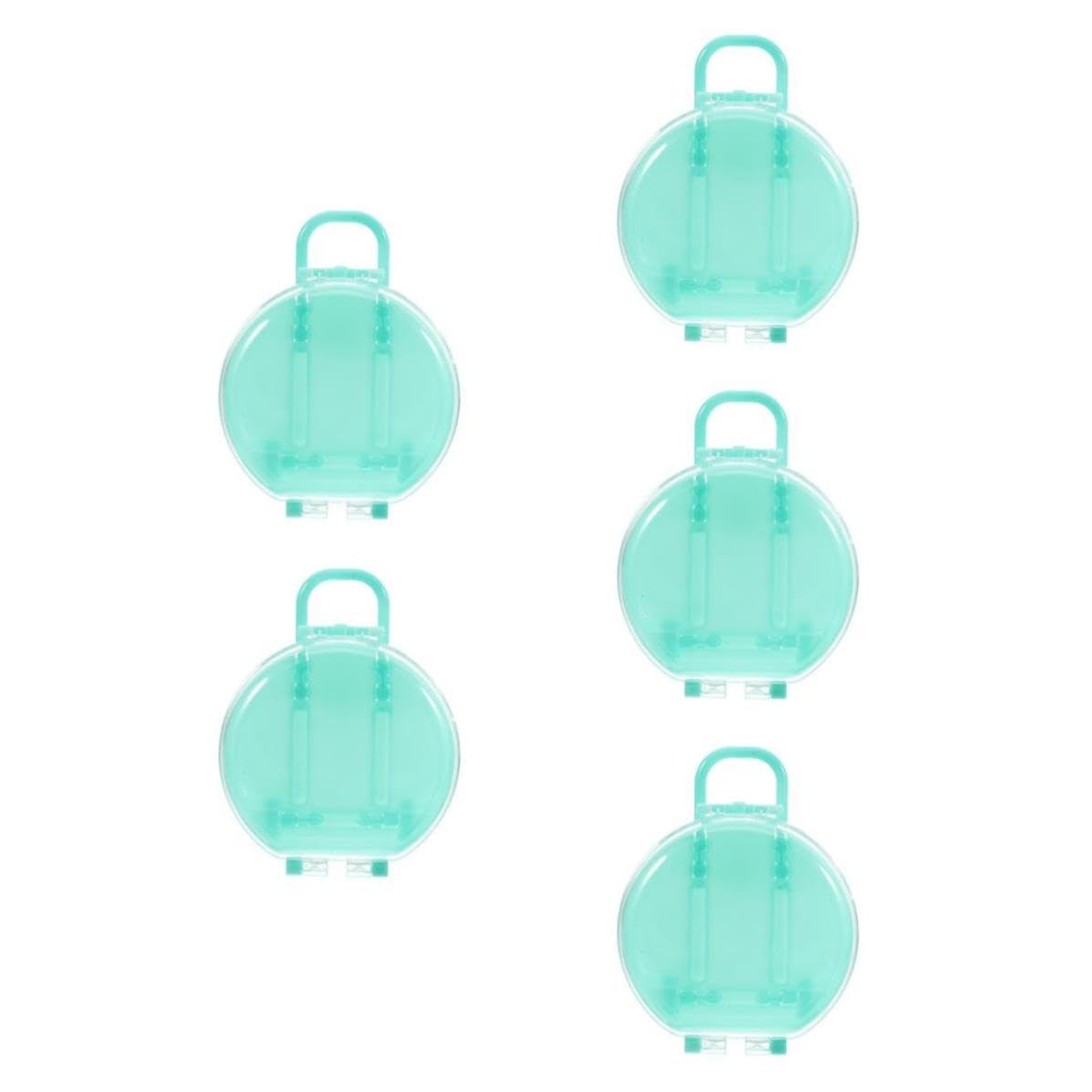 Operitacx 60 Stück Kleiner Koffer Kleine Plastikbox aus Ps, Blau, für