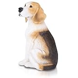 Beagle Cremation Pet Urn for secure installation of your beloved pet's ashes indoors or outdoors