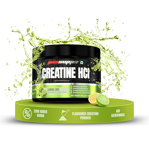 Image of ProSupps Creatine HCl Lemon Lime Powder, Small Scoop, 67 Servings | 1.25 g Creatine HCl, Small Daily Scoop, 67 Servings Over 2 Months, Zero Sugar, Dissolves Easily, Easy to Stack