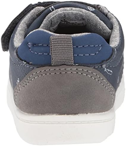 Carter's baby boys Park First Walker Shoe, Navy, 2 Infant US | Image 2