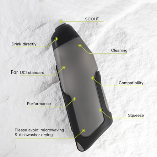 Bouteille d'eau de cyclisme ultra-léger en carbone pour performance sur route - 3