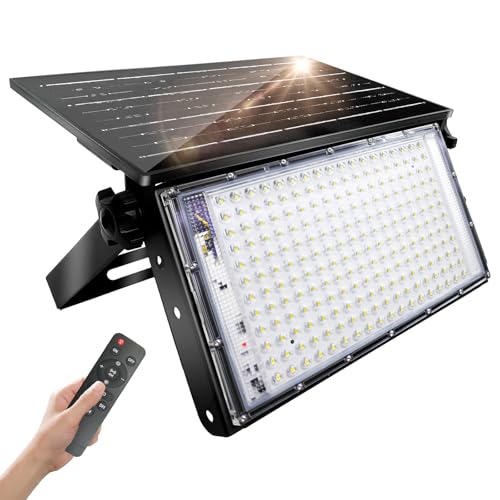 La mejor selección de Reflector solar los más recomendados. 41 200W Reflector Solar Exterior, OUSIDE Luz Solar Exterior, Lamparas Solares Externas Jardin, Luz Blanca Fría de 6500K, Atardecer al Amanecer,para porches, Patios, Jardines, Garajes...