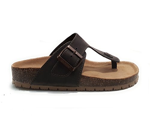 Tongs pour homme BioNatura sandales d'été confortables en cuir