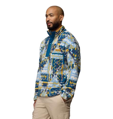 Image of Columbia Helvetia II Printed Half Snap Fleece