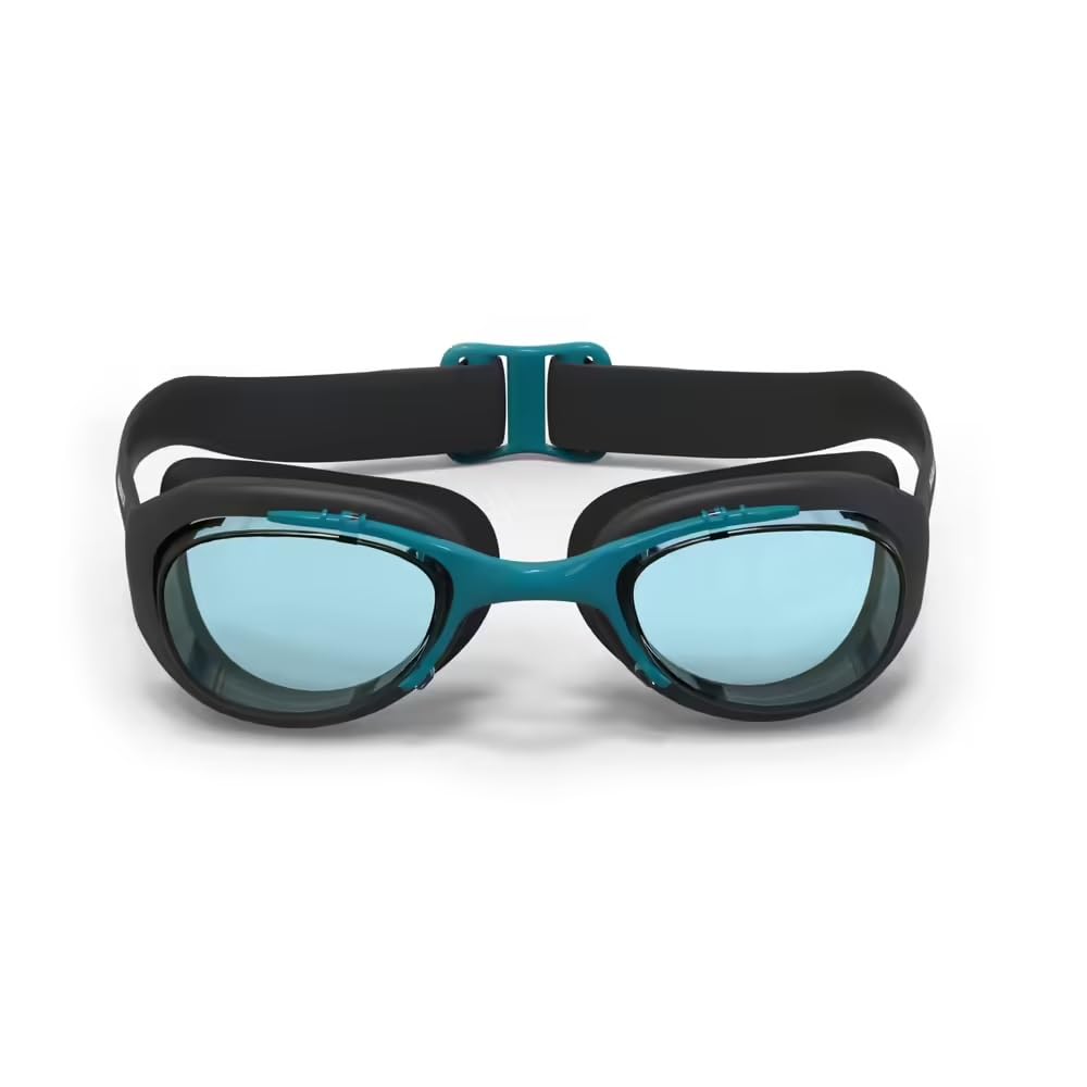 Decathlon Adult Swimming Goggles Men Women UV Protection Xbase Anti-Fog Clear Lenses Black-image-25
