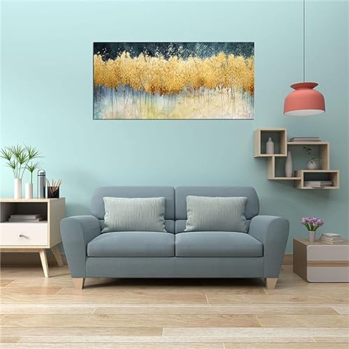 Diamond Painting Cristal Doré de Haute Qualité | Grande Peinture Murale Artisanale 90x180cm