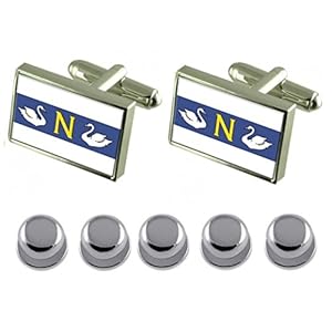 Select Gifts Hemdjurk Studs Bom Jardim City Rio de Janeiro State Flag Manchetknopen