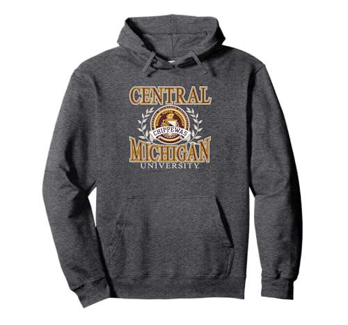 Central Michigan Chippewas Laurels Officially Licensed Pullover Hoodie