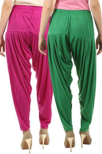 Image of Buy That Trendz Womens Patiala Pants Cotton Viscose Patiyala Salwar Harem Bottoms Pants