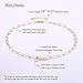 Aobei Pearl Chunky 18k Gold Chain Choker Necklace Freshwater Biwa Pearl Pendant CZ Starburst Charm Statement Jewelry for Women 16’’