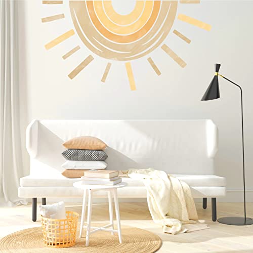 Vinilo Decorativo Sol Medio para Pared 35.4x15.7 in miniatura 6