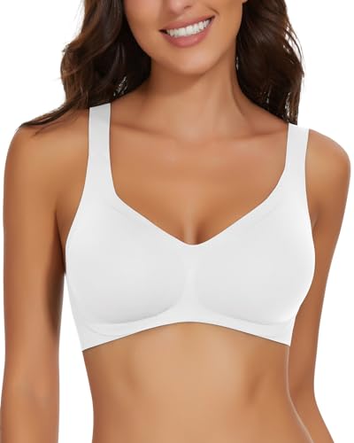 WOWENY Soutien-Gorge Femme sans Armature sans Couture Confortable Soft Shell Ajustable Minimiseur...