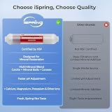 iSpring RCC7AK-UV z certyfikatem NSF, 75GPD 7-stopniowy system filtrowania wody pitnej z odwróconą osmozą pod zlewem z filtrem alkalicznym i filtrem UV ultrafioletowym