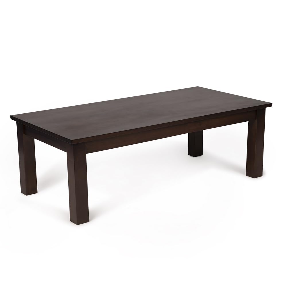 BOX FURNITURE Mesa de Centro Aiko 120x60x40cm en Madera Acabado Color wengué