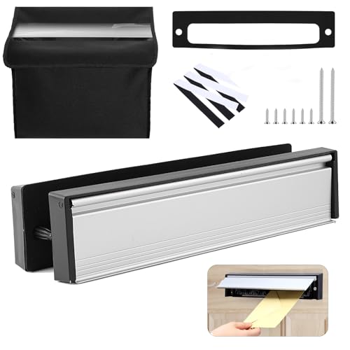 HuaJiao 1 set di lettere per porta d'ingresso, 30,5 cm,