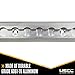 US Cargo Control 12 Inch Angled L Track, Sloped Edge Design, Easily Secure Motorcycles, ATVs, Dirt Bikes, Utility Tractors, and More, Use On Pickup Trucks, Vans, Or Enclosed Trailers