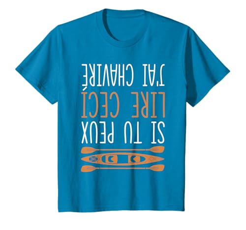 Kayakiste Design - Drôle Si Tu Peux Lire Ceci J'ai Chaviré Canoë Kayak T-Shirt