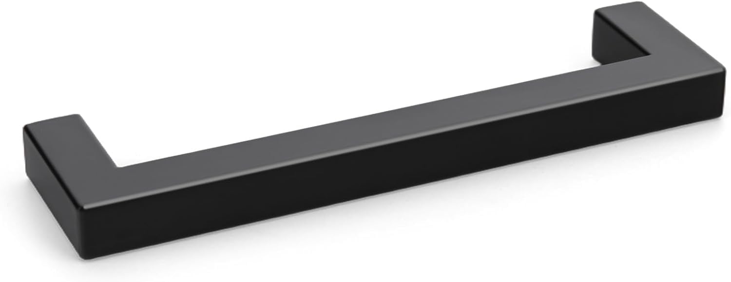 Goldenwarm 15 Stück Schrankgriffe 96mm Lochabstand Küchengriffe Schwarz Griffe Für Küchenschränke Möbelgriffe Edelstahl Türgriffe Küche