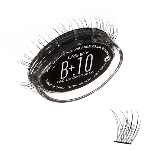 Lashify Bold Plus+ 10mm Gossamer Eyelash Extensions Refill in Black, Easy DIY False Lashes for the Most Delicate, Natural and Long Lasting Look