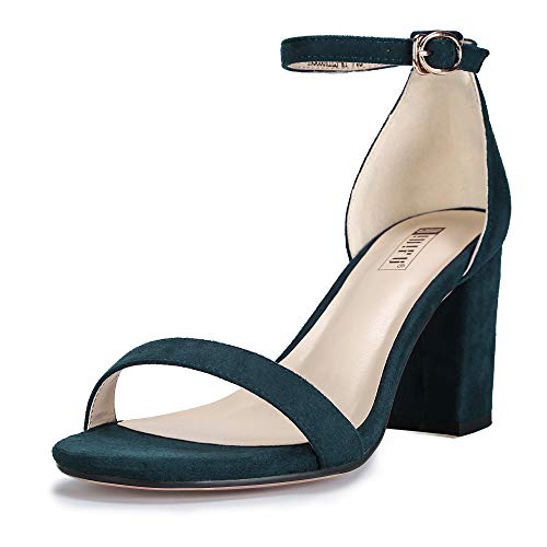 Ladies High Block Heel Buckle Cuff Strappy Sandals Cleated Sole Chunky Platform | eBay