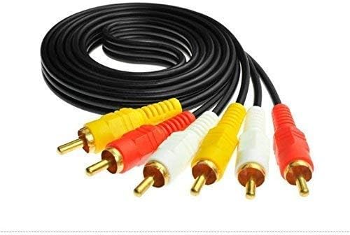 ATEVON 3RCA Male to Male AV Cable – Gold-Plated Stereo Audio Video Cord for LED/LCD TV, Home Theater, DVD Player, Laptop, PC – Composite RCA Cable-image-32