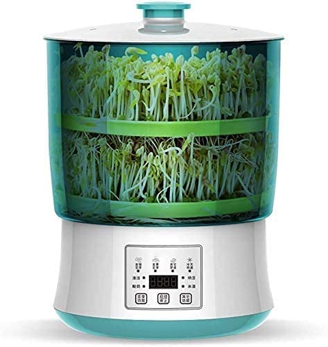 Machine à germes de soja automatique double couche 360° pour la maison