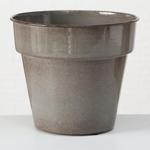 Boltze Pflanztopf Effrin S/3 cache-pot en fer design noir - 5