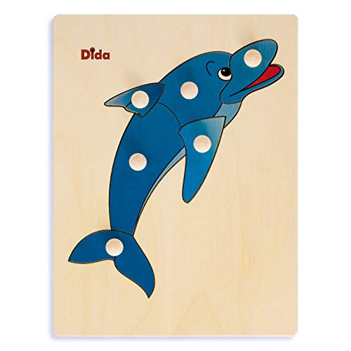 Dida - Puzzles Infantiles Madera - Delfín