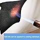 MOLZINY 30x30 cm Die feuerfeste Unterlage hitzebeständig bis zu 1000 °C Hitzeschutzmatte Grillunterlage Brandschutzmatte Feuermatte Lötmatte Carbonfilz Hitzeschutzmatte Feuerfeste Matte(Schwarz)