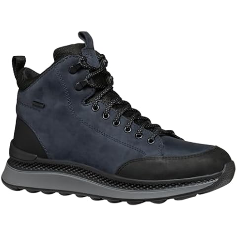 Geox Men's U Spherica Actif X2 Ankle Boot in Navy Black Cover