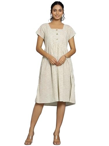 Image of Ravaiyaa - Attitude is everything Womens Soft Crepe Silk Casual Dress Summer Floral Printed Dress Ladies Tank Midi Sundress