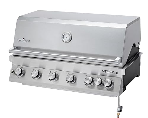 GRANDSTATE Merlin 641, Built-In Einbaugrill, 6 Brenner...