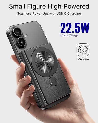 Aaoyun Magnetic Portable Charger 10000mAh, 15W Wireless & 22.5W PD Fast Charging Battery Pack - image 2