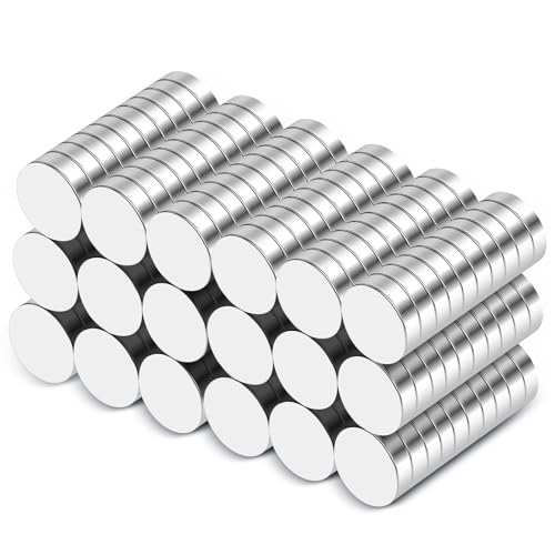 Imanes de neodimio 6x2 mm para manualidades pack de 180 imanes pequeños de tierras raras
