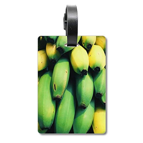 Étiquette valise banane jaune pour reconnaître son bagage facilement
