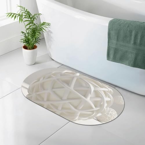 Tapis de bain en terre de diatomée pour une sortie de baignoire sèche - 4