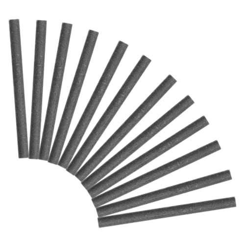 DECORNIJIA 12pcs Graphite Carbon Rods Stirring Sticks for Melting and Mixing Heavy-Duty Graphite Tools for Industrial and Laboratory Applications