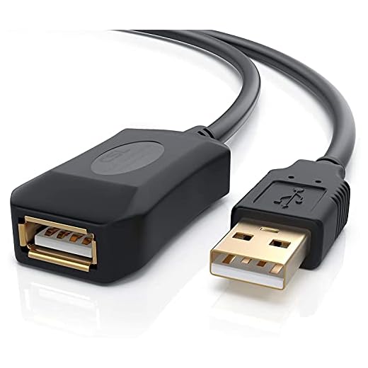 CSL-Computer - 10m - Nuovo Cavo Prolunga USB 2.0 - Amplificatore Segnale USB Maschio Femmina - Ripetitore USB - Connettori Dorati - Extension Cable - Compatibile con USB 3.0 - Nero da 10 Metri