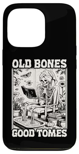 Old Bones Good Tomes Book Lover Bookworm �X�P���g���u�b�N �X�}�z�P�[�X iPhone 13 Pro �p