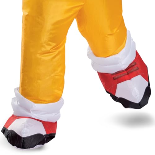 Disguise Sonic Tails Inlatable Kids Costume, Official Sonic Move 3 Inflating Costume with Fan, One Size Child by Disguise - Image 4