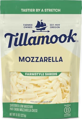 Tillamook Mozzarella Shredded Cheese, 8 oz (Packaging May Va...